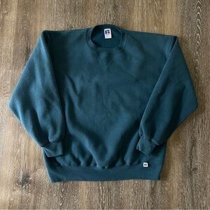 Vintage Russell Athletic Crewneck Men’s Large Blank 90s Pullover Made in USA